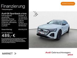 Gletscherweiß metallic Gebraucht 2023 Audi Q8 e-tron S-Line SUV | 59.890 € (Fairer Preis)