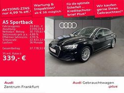 Schwarz Gebraucht 2024 Audi A5 Sportback Basis Kleinwagen | 33.850 € (Superpreis)