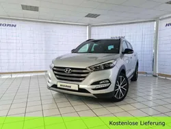 Platinum silver / mic Gebraucht 2018 Hyundai Tucson Passion SUV | 19.990 € (Fairer Preis)