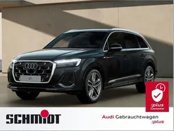Mythosschwarz metallic Gebraucht 2024 Audi Q7 S-Line SUV | 76.540 € (Etwas zu teuer)
