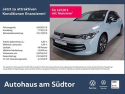 Crystal ice blue metallic Gebraucht 2025 VW Golf Goal Limousine | 25.980 € (Guter Preis)