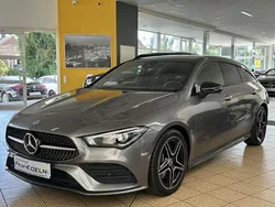 Grau Gebraucht 2023 Mercedes CLA200 Shooting Brake AMG line Kombi | 32.950 € (Etwas zu teuer)