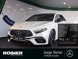 Weiss / polarweiß Gebraucht 2024 Mercedes A45 AMG Premium Plus Limousine | 62.747 € (Etwas zu teuer)