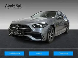 Grau Gebraucht 2024 Mercedes C220 AMG Limousine | 40.649 € (Fairer Preis)