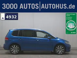 Blau Gebraucht 2022 VW Touran R-line Van / Kleinbus | 18.780 € (Superpreis)