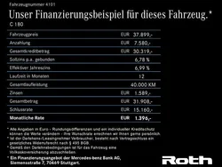 Schwarz Gebraucht 2024 Mercedes C180 Avantgarde Limousine | 37.429 € (Fairer Preis)