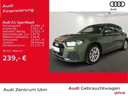 Distriktgrün metallic Gebraucht 2025 Audi A1 Sportback Advanced Plus Kleinwagen | 24.980 € (Superpreis)