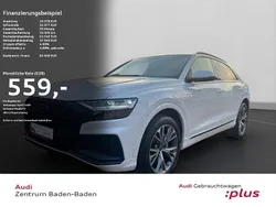 Weiß Gebraucht 2021 Audi Q8 S-Line SUV | 63.640 € (Etwas zu teuer)