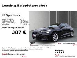 Schwarz Gebraucht 2024 Audi S3 Ambiente Limousine | 38.363 € (Guter Preis)