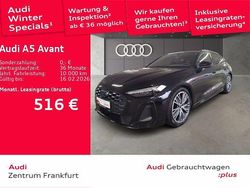 Mythosschwarz metallic Gebraucht 2024 Audi A5 S-Line Kombi | 59.980 € (Etwas zu teuer)