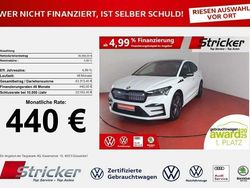 Moonweiss metallic (metallic) Gebraucht 2023 Skoda Enyaq iV RS SUV | 36.989 € (Superpreis)