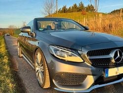 Grau Gebraucht 2017 Mercedes C300 AMG line Cabrio | 31.499 € (Etwas zu teuer)