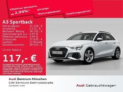 Weiß Gebraucht 2024 Audi A3 Sportback S-Line Kleinwagen | 31.224 € (Guter Preis)