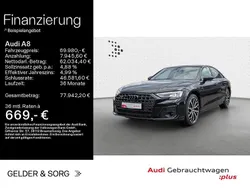 Mythosschwarz metallic Gebraucht 2024 Audi A8 Ambiente Limousine | 69.980 € (Fairer Preis)