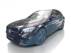 Schwarz Gebraucht 2019 Mercedes C180 AMG line Limousine | 23.950 € (Fairer Preis)