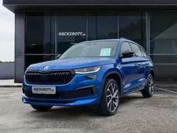Blau Gebraucht 2022 Skoda Kodiaq SportLine SUV | 37.450 € (Etwas zu teuer)
