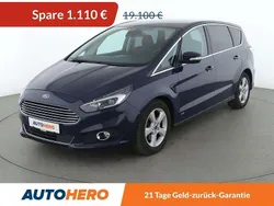 Blau Gebraucht 2017 Ford S-MAX Titanium Van / Kleinbus | 17.990 € (Fairer Preis)