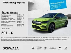 Mambagrün Gebraucht 2025 Skoda Enyaq iV RS SUV | 55.960 € (Fairer Preis)