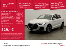 Weiß Gebraucht 2022 Audi A1 Sportback Advanced Plus Kleinwagen | 24.990 € (Fairer Preis)