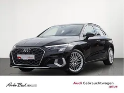 Schwarz (brillantschwarz) Gebraucht 2023 Audi A3 Sportback Advanced Plus Limousine | 22.370 € (Guter Preis)