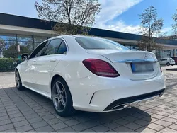 Weiß Gebraucht 2016 Mercedes C180 AMG line Limousine | 17.000 € (Teuer)