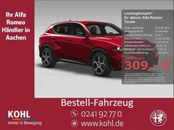 Rot Neu 2024 Alfa Romeo Tonale Veloce SUV | 44.690 € (Fairer Preis)