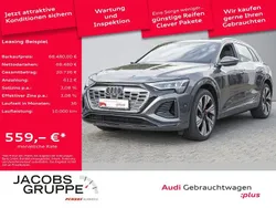 Grau Gebraucht 2024 Audi Q8 e-tron S-Line SUV | 68.480 € (Etwas zu teuer)