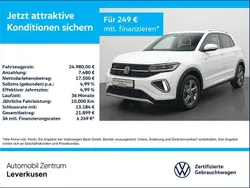 Pure white Gebraucht 2024 VW T-Cross R-line SUV | 24.980 € (Fairer Preis)