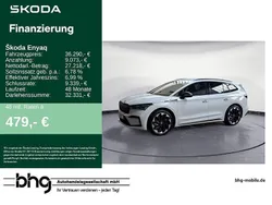 Weiß Gebraucht 2023 Skoda Enyaq iV SportLine SUV | 36.290 € (Superpreis)