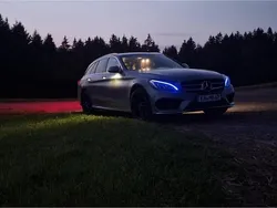 Grau Gebraucht 2015 Mercedes C250 AMG line Kombi | 22.990 € (Fairer Preis)