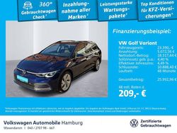 H7 atlantik blue metallic (metallic) Gebraucht 2022 VW Golf VIII Style Kombi | 23.390 € (Fairer Preis)