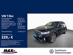 Deep black perleffekt Gebraucht 2022 VW T-Roc R-line SUV | 24.679 € (Superpreis)