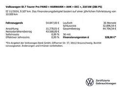Schwarz Gebraucht 2024 VW ID.7 Pro Limousine | 54.847 €