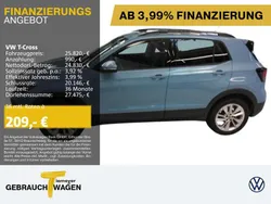 Blau Gebraucht 2024 VW T-Cross Life SUV | 25.820 € (Fairer Preis)