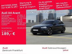 Mythosschwarz metallic Gebraucht 2023 Audi A4 S-Line Kombi | 31.850 € (Superpreis)