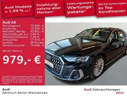Mythosschwarz metallic Gebraucht 2024 Audi A8L Ambiente Limousine | 79.989 € (Superpreis)