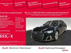 Mythosschwarz metallic Gebraucht 2024 Audi A8 Ambiente Limousine | 89.990 €