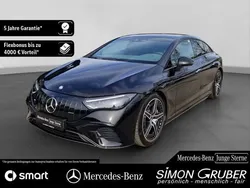 Obsidianschwarz (metallic) Gebraucht 2024 Mercedes EQE AMG 43 AMG Limousine | 67.850 € (Fairer Preis)