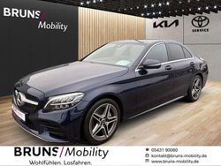 Blau Gebraucht 2021 Mercedes C180 AMG line Limousine | 31.980 € (Fairer Preis)