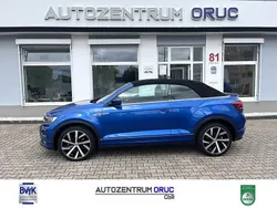 Ravennablau Gebraucht 2021 VW T-Roc Cabriolet R-line Cabrio | 27.980 € (Fairer Preis)