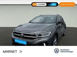 Indiumgrau metallic/schwarz Gebraucht 2024 VW T-Roc R-line SUV | 30.530 € (Fairer Preis)