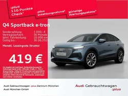 Geysirblau metallic Gebraucht 2024 Audi Q4 e-tron S-Line SUV | 46.831 € (Superpreis)