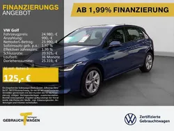Blau Gebraucht 2024 VW Golf VIII Life Limousine | 24.980 € (Superpreis)