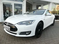 Weiß Gebraucht 2014 Tesla Model S Limousine | 29.890 € (Teuer)