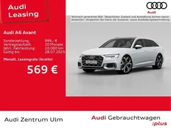 Gletscherweiß metallic Gebraucht 2024 Audi A6 S-Line Kombi | 65.480 €