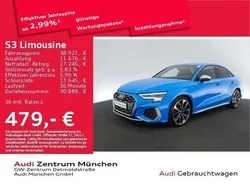 Turboblau Gebraucht 2022 Audi S3 Sport Limousine | 38.921 € (Fairer Preis)