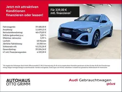 Weiß (gletscherweiß metallic) Gebraucht 2023 Audi Q8 e-tron S-Line SUV | 59.479 € (Superpreis)