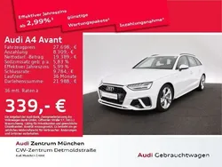 Ibisweiß Gebraucht 2022 Audi A4 S-Line Kombi | 29.446 € (Superpreis)