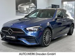 Blau Gebraucht 2023 Mercedes C300 AMG Kombi | 52.990 €