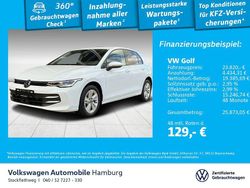 0q pure white Gebraucht 2024 VW Golf VIII Life Limousine | 23.820 € (Fairer Preis)